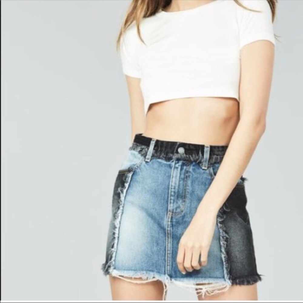 Denim skirt